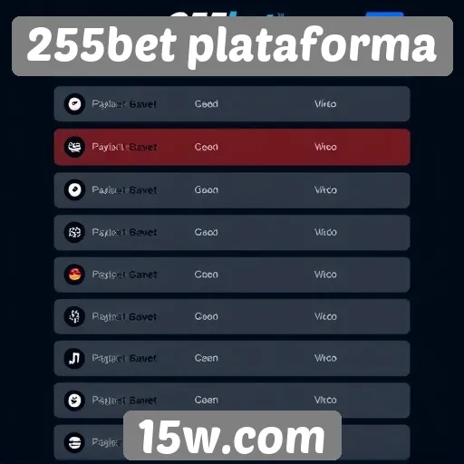 Opções de pagamento disponíveis na 255bet plataforma